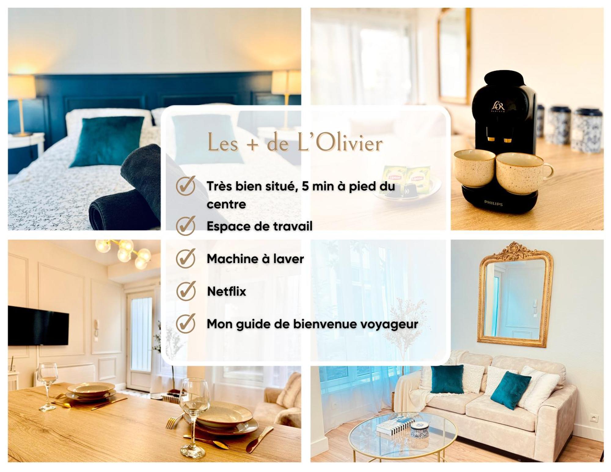 דירות L'Olivier - Netflix - Bureau - Proche Centre טרואה מראה חיצוני תמונה